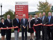 The Daily Gazette published this article about a ceremony held Tuesday to celebrate the latest project from St. Peter’s Health Partners, the newly expanded St. Peter’s Medical Campus in Clifton Park.