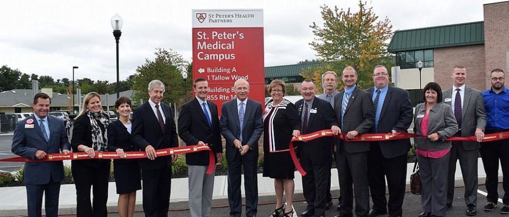 The Daily Gazette published this article about a ceremony held Tuesday to celebrate the latest project from St. Peter’s Health Partners, the newly expanded St. Peter’s Medical Campus in Clifton Park.