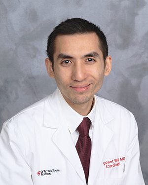 Dr. Vincent Wong has joined Albany Associates in Cardiology, a practice of St. Peter’s Health Partners Medical Associates. Board-certified in internal medicine and cardiology, he will practice general cardiovascular medicine.