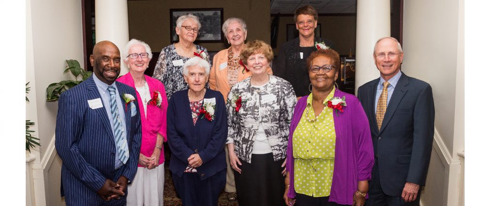 Eleven employees from across St. Peter's Health Partners have been with the network and its legacy organizations for more than 50 years. A celebration on May 23 recognized these members of the "50+ Year Club."