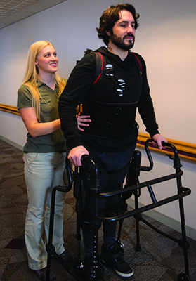 Sunnyview Rehabilitation Hospital is using an advanced, wearable robotic exoskeleton to provide hope and help to patients who thought they would never walk or even stand again.