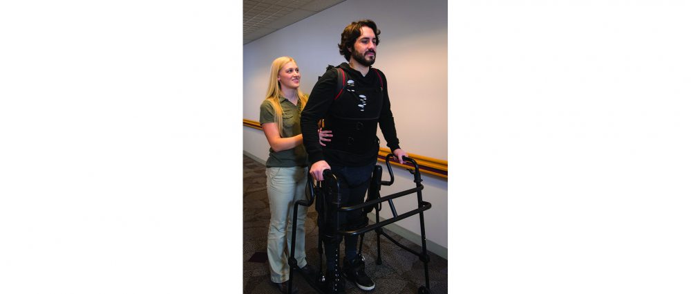 Sunnyview Rehabilitation Hospital is using an advanced, wearable robotic exoskeleton to provide hope and help to patients who thought they would never walk or even stand again.