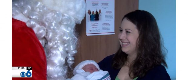 Santa visited St. Peter's Hospital on Christmas morning, bringing special gifts for the Capital Region's newest residents! Many thanks to Santa, and many congratulations to the new moms and dads! WRGB was there to capture the moment