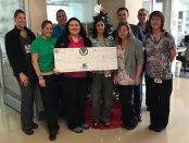Staff members from the St. Peter’s Hospital CCU, PCCU, and ICU together raised a total of $1,260 for the Center for Donation and Transplant, New York-Vermont!