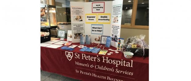 World Breastfeeding Week at St. Peter's Hospital