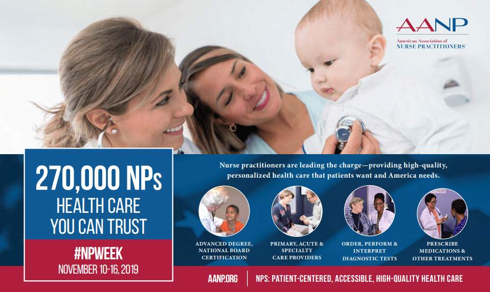270,000 NPs, health care you can trust. #NPWeek.
